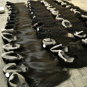 网上购物印度人类处女头发松散卷曲 5A/6A 头发延伸/头发编织，廉价卷曲 - Product Image 5