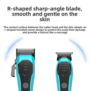 कॉर्नलेस 1800 मा ली-आयन बैटरी हेयर क्लिपर्स 2 गति समायोज्य पुरुष - Product Image 4