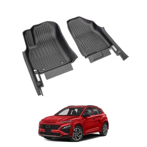 Alfombrillas de Auto TXR Antideslizantes para Todo Clima, Alfombras Inodoras para Interiores, Accesorios para Hyundai <span class=keywords><strong>Kona</strong></span> <span class=keywords><strong>2023</strong></span>- - Product Image 4