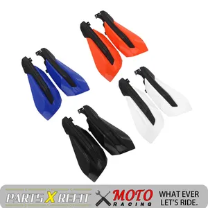 Aluminium Noir Plastique Abs 7/8 ''22Mm Moto Pare-Brise Levier Motocross R1200gs Handguard Handlebar Hand Guard Rouge