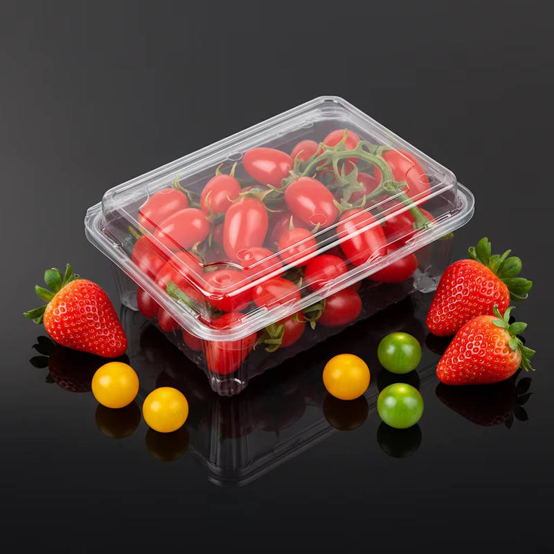 Custom Disposable Transparent Fresh Blueberry Cherry