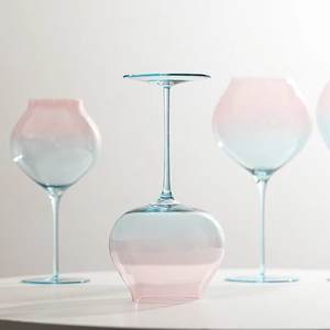 Verre à vin rouge haut de gamme ultra-fin, verre à Bourgogne, verre à vin rouge dégradé Highball - Product Image 5