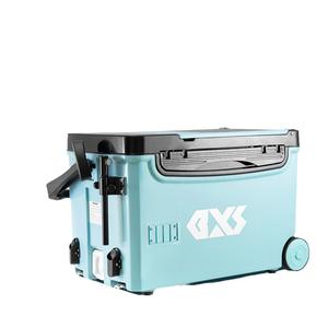 กล่องเก็บความเย็นสำหรับตกปลา Gxs ขนาด 20-25 ลิตร แบบพกพาพร้อมล้อ สีฟ้า อเนกประสงค์ สำหรับเก็บอุปกรณ์ตกปลา - Product Image 1