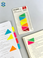 Étiquettes autocollantes pour lecteurs de disques, notes adhésives en PET, onglets d'indexation colorés, marque-pages pour agenda, bloc-notes promotionnel