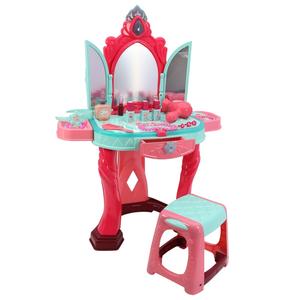 <span class=keywords><strong>Valise</strong></span> de jeu pour fille, table de maquillage de princesse avec lumière et musique pour les enfants de 2 à 13 ans - Product Image 1