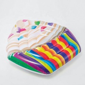 Colorido nuevo inflable PVC Cupcake piscina flotadores lindo colchón de agua - Product Image 2