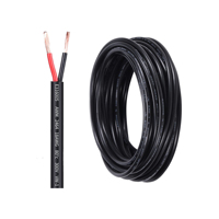 Le meilleur fournisseur de câbles électriques flexibles en cuivre 1.5 PVC noir blanc à 2 cœurs 2.5 1569mm