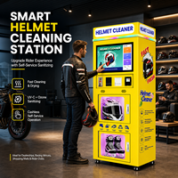 Distributeur automatique de nettoyage de casques, machine de lavage de casques de moto