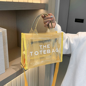 Venta al por mayor Ins Venta caliente moda verano transparente PVC mujeres bolso <span class=keywords><strong>de</strong></span> <span class=keywords><strong>mano</strong></span> caramelo <span class=keywords><strong>para</strong></span> damas <span class=keywords><strong>para</strong></span> promoción embalaje - Product Image 4