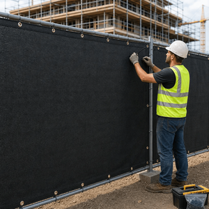 <span class=keywords><strong>Malla</strong></span> de Privacidad <span class=keywords><strong>para</strong></span> Cercas de Alta Resistencia HDPE, 90% de Protección UV, Resistente al Viento, <span class=keywords><strong>para</strong></span> Andamios de Construcción y Cercas Temporales - Product Image 2