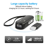 Mini-scanner de codes-barres 1D USB mains libres, lecteur de codes-barres portable