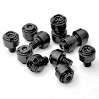 Accessoires colorés personnalisés de couteau de vis de goujon de pouce d'alliage de titane Gr5 pour le système de mesure métrique de Benchmade