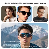 Lunettes Intelligentes IA à Conduction Osseuse Audio Sans Fil – Lunettes de Soleil Étanche pour Hommes et Femmes