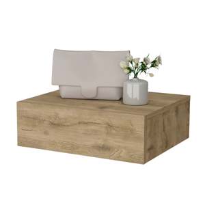 Wall Mounted Floating Nightstand Wood Modern Bedroom <b>Side</b> Table - Product Image 5