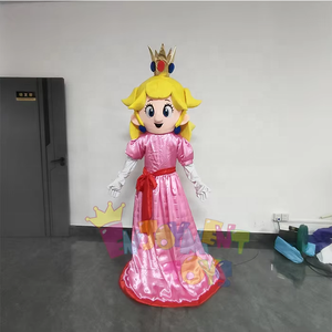 Disfraz de Mascota de Princesa Personalizado para Adultos, Disfraz de Personaje de Videojuego de Peluche, Disfraz de Cosplay de Princesa de <span class=keywords><strong>Mario</strong></span> <span class=keywords><strong>Bros</strong></span> para Fiesta - Product Image 2