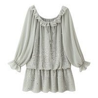 Robe Superposée Brillante et Élégante SHENZHU pour Femme – Nouvelle Collection Automne 2026, Tendance, Simple et Douce