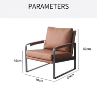 Philippinen Heiße Verkäufe Gepolsterter Esszimmers tuhl Einfaches Design Sofa Stuhl Großhandel Wohnzimmer Sofa