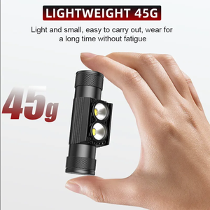 Powerful 1000lm <b>LED</b> Headlamp 9 Modes Type-C <b>Rechargeable</b> 18650 Head Torch for Running Camping Mining & Industrial <b>Work</b> - Product Image 3