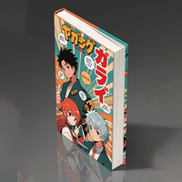 Bandes dessinées japonaises personnalisées imprimées en couleur anime livre imprimé parfait relié manga impression de livre pour adulte