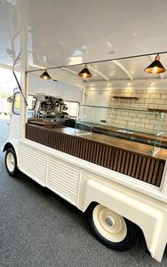 Remolque de Comida Móvil Multifuncional Eléctrico Citroën Retro Vintage, Carro Comercial de Acero Inoxidable para Bagels, Dulces y Tostadas - Product Image 3