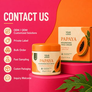 Crema Facial Nutritiva con Extracto de Papaya y Vitamina C, Cuidado Facial Botánico Natural, Hidratante para Piel Seca, Suaviza, Alisa y Restaura el Brillo Natural - Product Image 5
