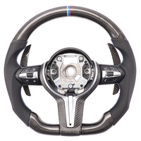 Volant en fibre de carbone véritable de qualité supérieure pour BMW F06 F10 F12 F32 F36 F40 F90 M2 M5 E92 E93 650i