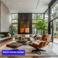 Solución Profesional de Diseño de Interiores y Modelado 3D para Proyectos de Villas en EE. UU. con Paquete Completo de Materiales de Construcción para Toda la Casa