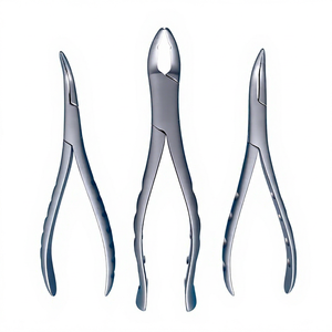Pinces d'extraction dentaire BK Industries en acier inoxydable, poignée moletée, classe I, manuelles, argentées, 3 positions de mâchoires, certifiées CE - Product Image 1