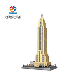 Wange 5212 Bloques de Construcción del Empire State Building de Nueva York, Modelo de Ladrillos de Plástico, Juego de Juguetes de Construcción - Product Image 1