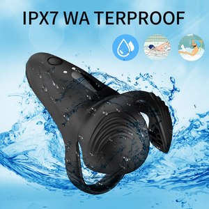 Anillo vibrador a prueba de agua con control remoto para estimulación masculina, juguete sexual para adultos. - Product Image 5