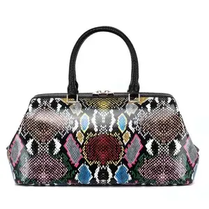 Women Hand Bags 2021 Fashion Genuine Leather Brand Designer Purse Ladies Snake Pattern Handbags 5 Pcs Single Daily Life CAPS-041