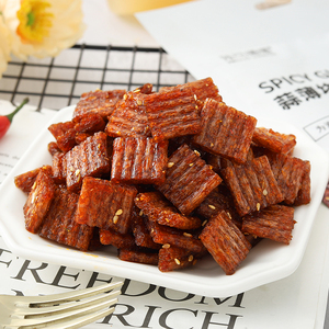 Lakexixi Nostalgia 92g/Bags Handmade Spicy Hunan Latiao Traditional Chinese Gluten Instant Snacks Big Spicy Piece Sticks Blé - Product Image 2