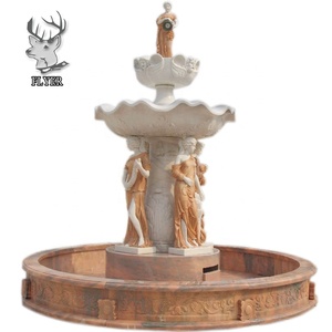 <span class=keywords><strong>Pietra</strong></span> naturale del giardino fontana di acqua di colore misto di marmo <span class=keywords><strong>pietra</strong></span> giardino fontana di acqua <span class=keywords><strong>con</strong></span> <span class=keywords><strong>pietra</strong></span> donna statua della signora - Product Image 5