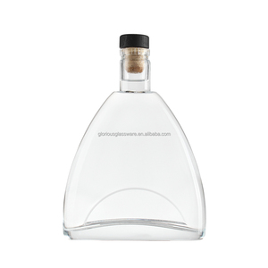Bouteille personnalisée <span class=keywords><strong>de</strong></span> 30 ml en verre bleu en forme <span class=keywords><strong>de</strong></span> diamant avec bouchon en liège pour whisky, vodka, brandy, gin, rhum, tequila, <span class=keywords><strong>liqueur</strong></span> et spiritueux - Product Image 2