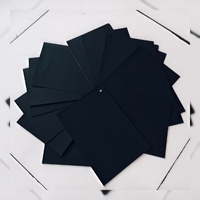 Prix bon marché toutes les tailles papier de carton noir de coupe