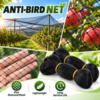 Filet anti-oiseaux 25'x50' et 50'x50' pour jardin, volailles et gibier, en nylon, maille 1.0