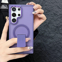 Coque de protection de luxe avec support intégré antichoc pour téléphone portable Samsung Galaxy S26 Ultra S25 Plus S23 S24 FE S25 Edge