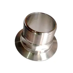 Mặt Bích Ren Chân Không SUS304 316 KF50 KF40 Sang NPT Đầu Chuyển Ống Cái