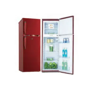 202L двойная дверь верхняя морозильная камера VCM/Цветочная серия холодильник для дома