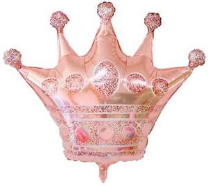 Festa di compleanno principessa forniture ragazza rosa e oro decorazioni per festa di compleanno con corona principessa striscione di <span class=keywords><strong>buon</strong></span> compleanno - Product Image 6