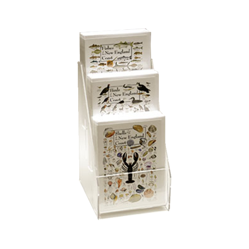 Apache Light Duty Acrylic Countertop Postcard Display Rack Single-Sided for Supermarket Shelves Customizable — view 3