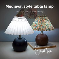 Lampe de table de style rétro nordique crème, design moderne, lampe de chevet de luxe américaine pour chambre à coucher, dortoir ou bureau d'étude