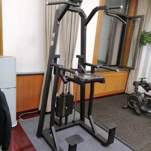 हथियार प्रशिक्षण जिम शक्ति उपकरण के लिए 70 किलोग्राम भार के साथ वाणिज्यिक इस्पात का चयन सहायता प्राप्त पुल-अप और डुबकी मशीन - Product Image 5