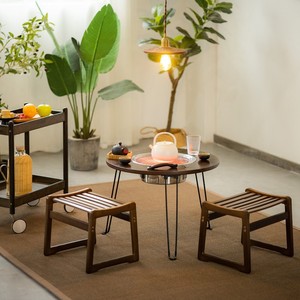 Một bàn tròn gấp di động để sử dụng ngoài trời thích hợp cho sử dụng trong nhà với một ngọn lửa sân phổ biến - Product Image 3