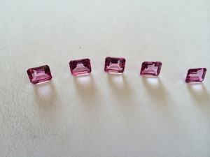 พลอยโทแพซสีชมพูธรรมชาติคุณภาพสูงทรงแปดเหลี่ยม - Product Image 4