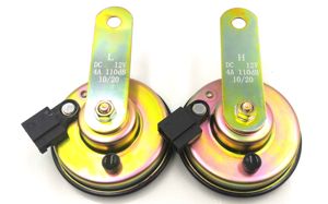 DL126K 12V TY spécial prise à une broche Vente d'usine Divers disques largement utilisés Universel Noir Personnalisé <span class=keywords><strong>Voiture</strong></span> HAUTE TONE BASSO HORN - Product Image 3