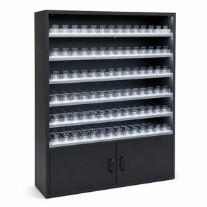 Muebles de Exhibición para Tienda de Tabaco Personalizados de Fábrica TERMEIN, Estante de Exhibición de Metal, Exhibidor de Cigarrillos con Luces LED para Tienda de Tabaco - Product Image 1