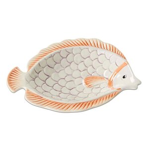 Piatto per Pesce con Motivo a Cartone Animato Stile Nordico, Fantasioso e Colorato, Realizzato a Mano da Snail Me, Design Artigianale, per Cucina e Sala da Pranzo - Product Image 3