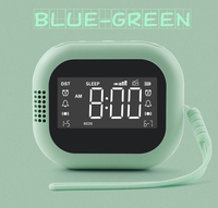 Jam Alarm Digital LED ABS dengan Fungsi Snooze, Kalender, Daya USB, Mesin Quartz, Desain Kontemporer