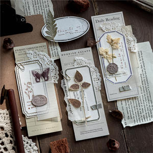 40 feuilles par paquet, série Scenic Chromatography, <span class=keywords><strong>livre</strong></span> d'autocollants vintage pour journalisation - Product Image 4